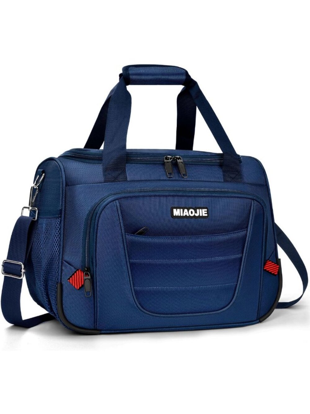 Navy Blue Underseat Carry-On Luggage Bag for Airplanes - 16" Personal Item